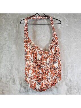 Free People Paisley Reusable Tote Shopping Bag